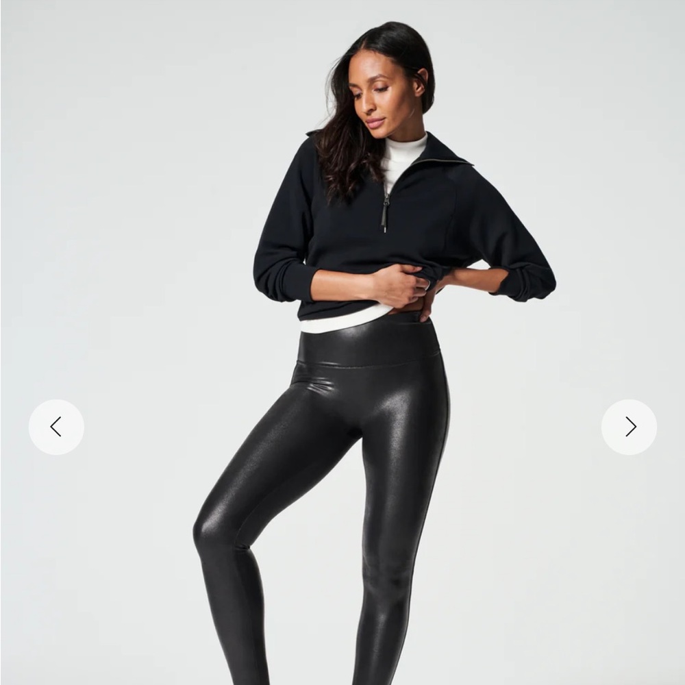 Spanx Faux Leather Leggings